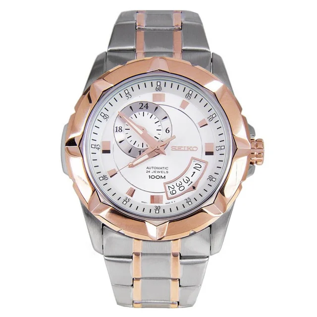 Seiko Lord SSA224 Gmt Automatic Silver Dial kol saati