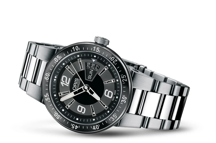 Oris Team Day Date 2008 01 635 7613 4164-07 8 24 75 42 mm kol saati