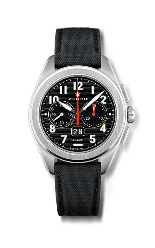 Zenith Pilot 03.4000.3652/21.I001 43 mm kol saati