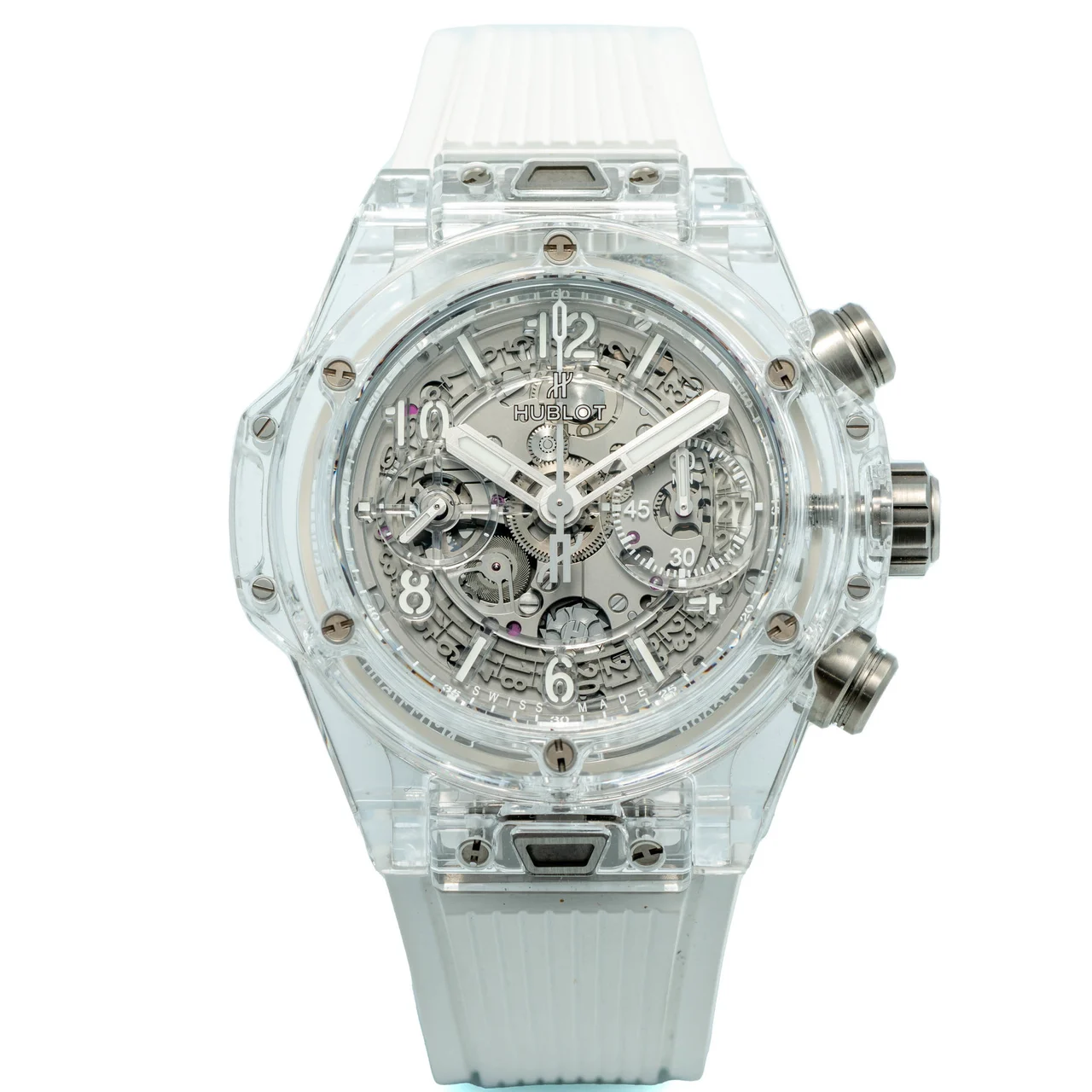 Hublot HUBLOT REF. 441.JX.4802.RT, SELF-WINDING, FLY-BACK CHRONOGRAPH, MINUTE COUNTER, DATE; "BIG BANG", LIMITED EDITION OF 500 PIECES; SAPPHIRE-CRYSTAL 42 mm kol saati