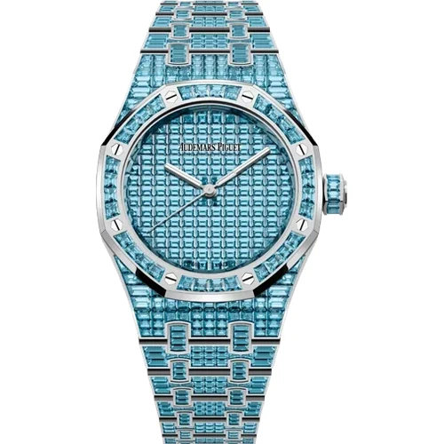 Audemars Piguet Selfwinding Blue Topaz "50th Anniversary" 15554BC.TO.1274BC.01 kol saati