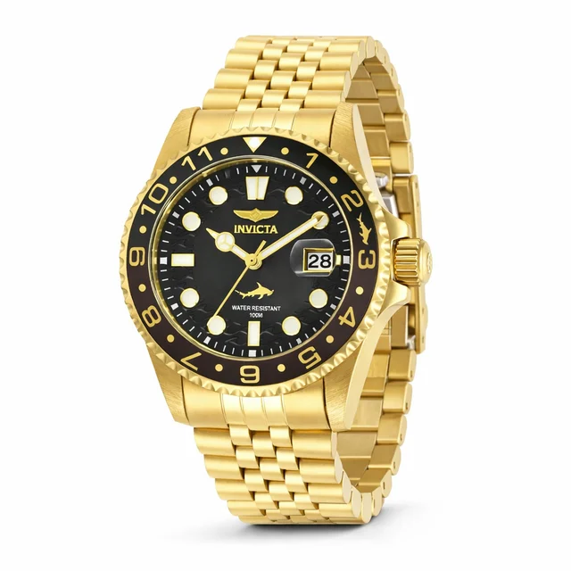 Invicta Pro Diver Heritage Watch - 43mm. Gold (30622) kol saati