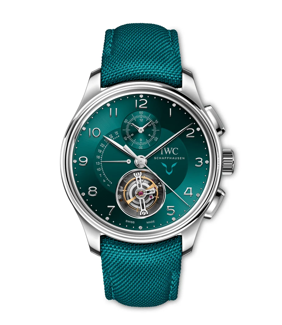 IWC Portugieser Tourbillon Retrograde Chronograph Lewis Ham IW394008 43.5 mm kol saati