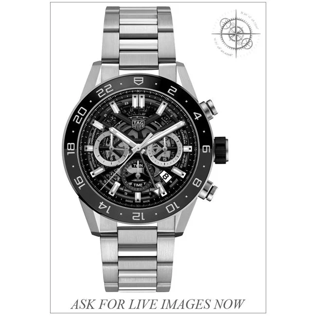 Tag Heuer Carrera Chronograph Twin Time 210000078986 45 mm kol saati