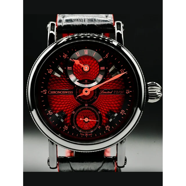 ChronoSwiss Flying Grand Regulator Skeleton Red/Black CH-6725-REBK 210000035356 kol saati