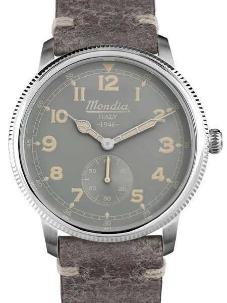 Mondia Quartz Watch with Coin-Edge Bezel #MI755SS-01GY-CP kol saati