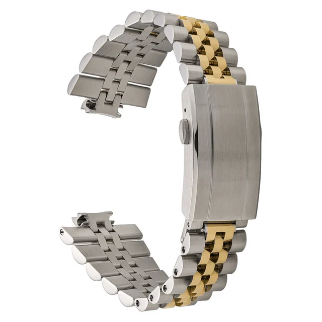 Islander Two-Tone Bracelet for Bulova Super Seville #BRAC-156 kol saati