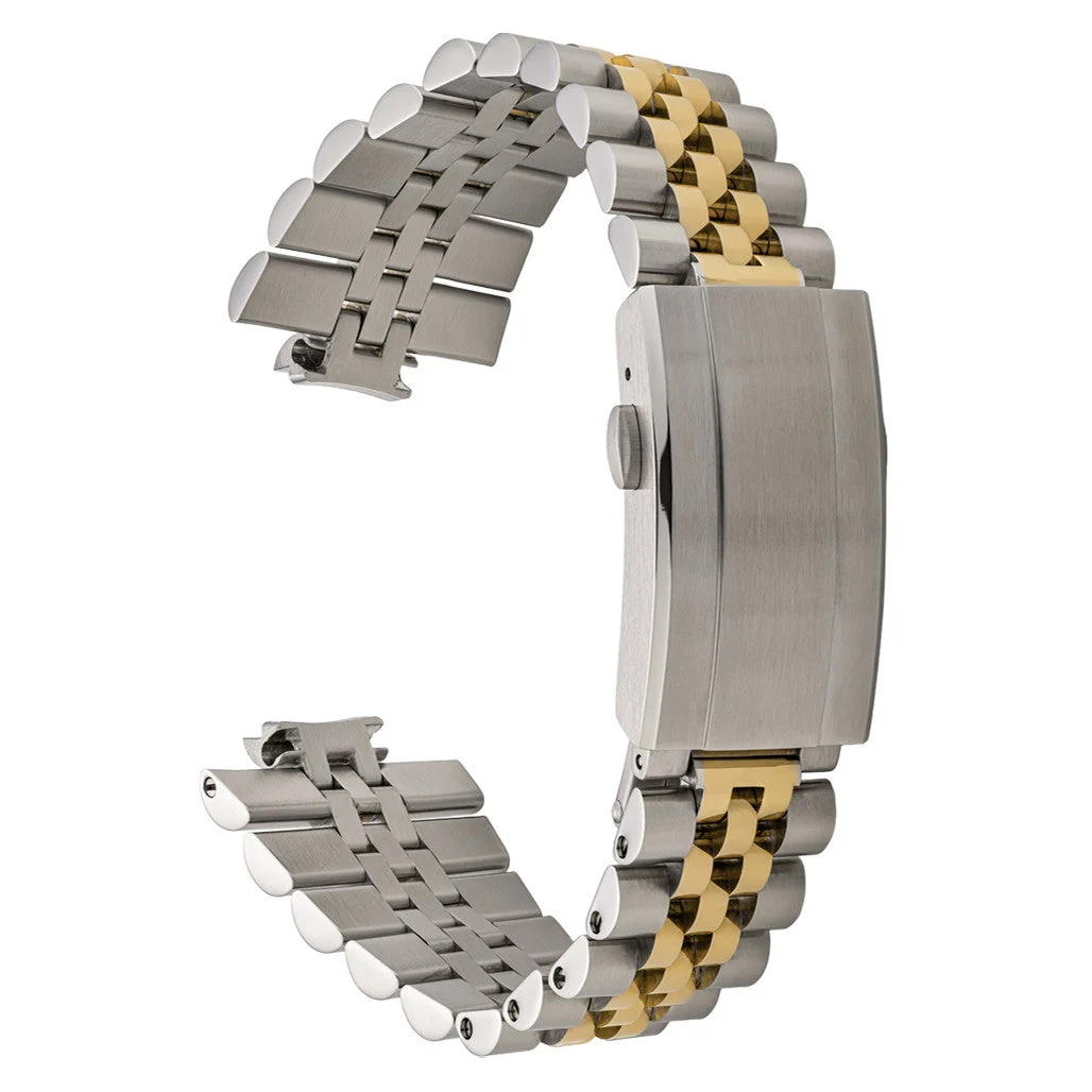 Islander Two-Tone Bracelet for Bulova Super Seville #BRAC-156 kol saati