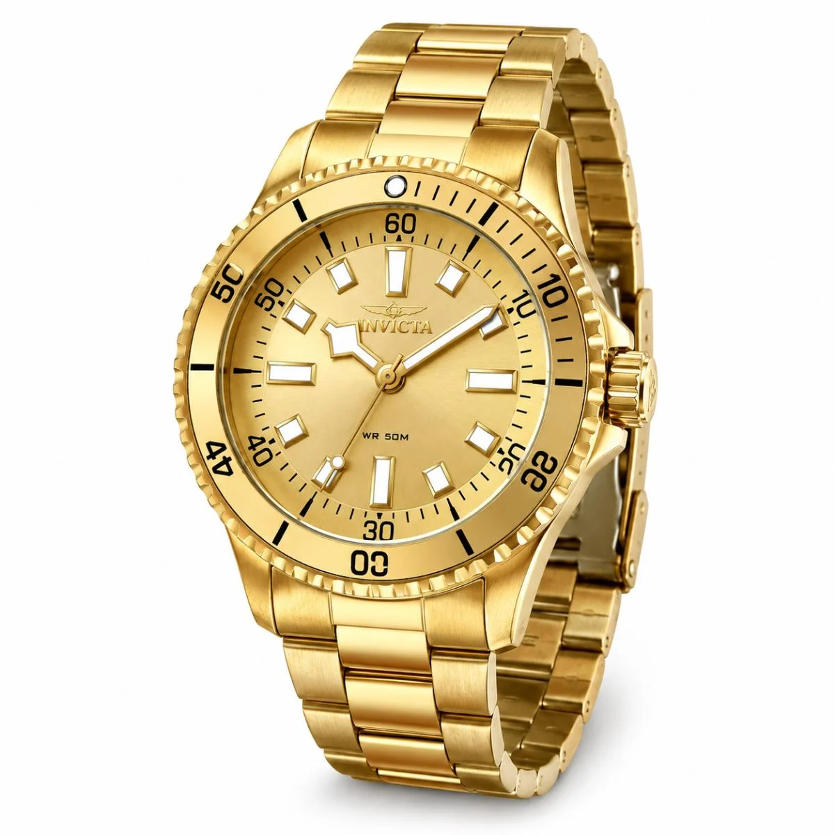 Invicta Chase Durer - Watch - 46mm, Gold (69570) 46 mm kol saati
