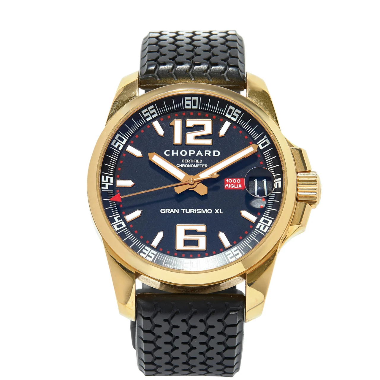 Chopard Ref. 1264, Mille Miglia GT XL, Yellow gold kol saati