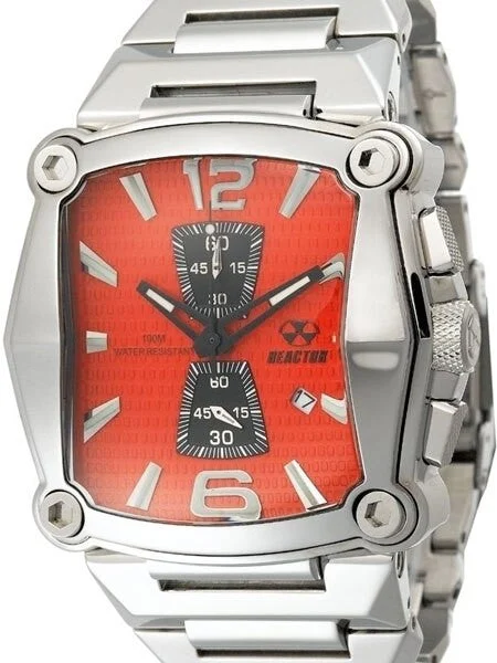 Reactor Nucleus Two-Eye Chronograph Watch with SuperLuminova Illumination #57011 kol saati