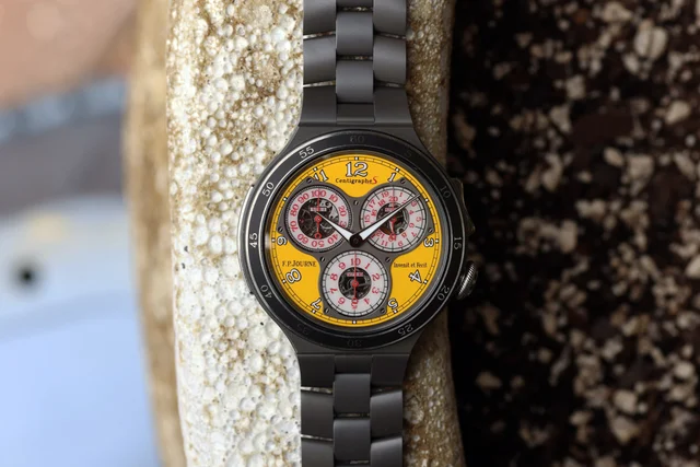 F.P. Journe Centigraphe LineSport “CTS2” Titanium, Yellow Di kol saati