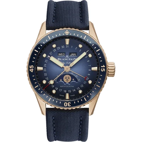 Blancpain Bathyscaphe Quantième Complet Phases de Lune 5054 3640 O52A kol saati