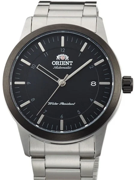 Orient Sentinel Automatic + Hand Wind Watch with Black Dial #AC05001B 40.5 mm kol saati