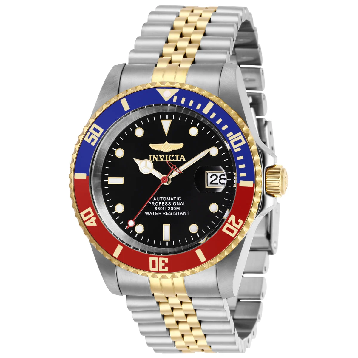 Invicta Pro Diver Navigator Automatic Watch - 42mm. Steel, Gold (29180) 42 mm kol saati