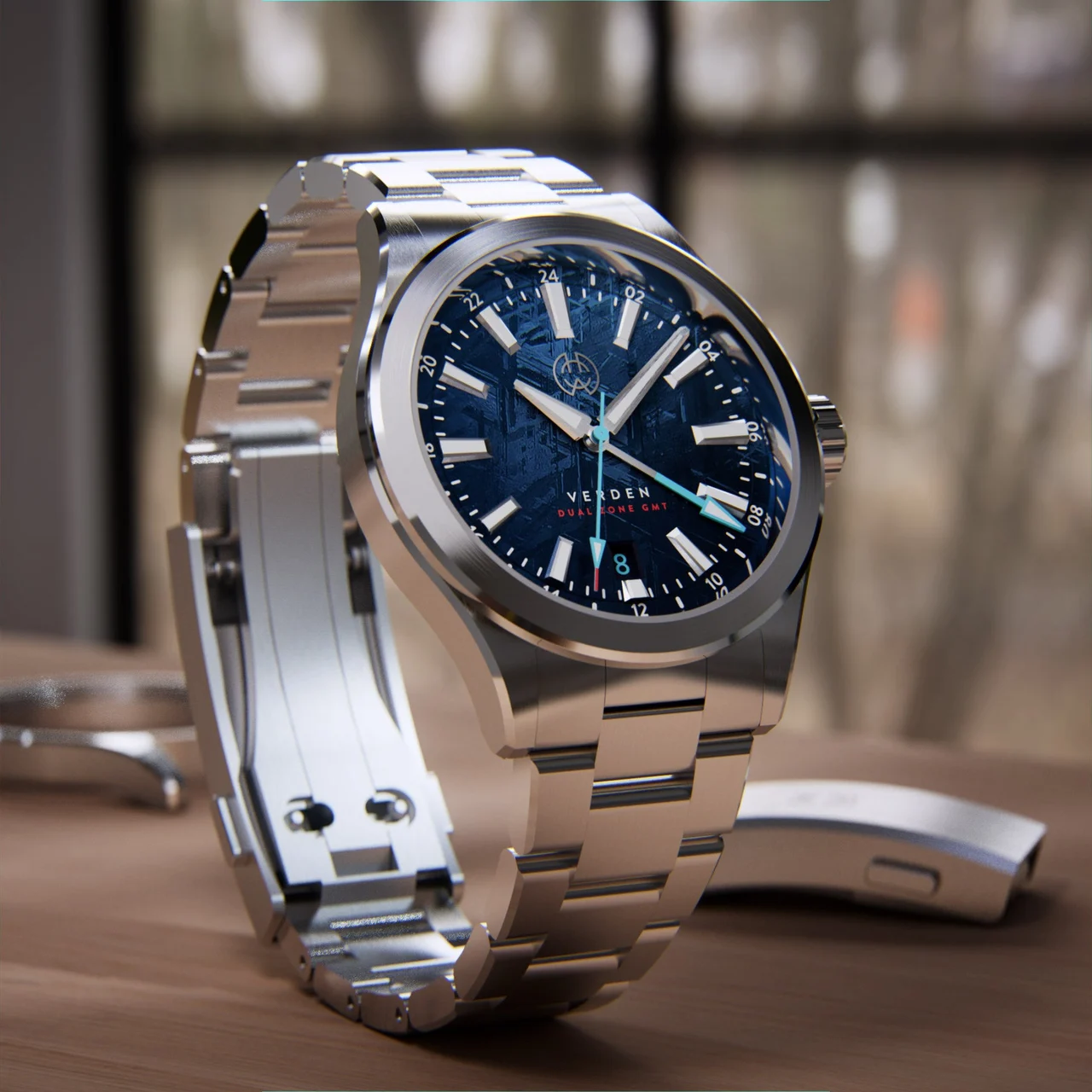 Henry Archer Verden GMT HAC-VER-ATL-3LI 39 mm kol saati