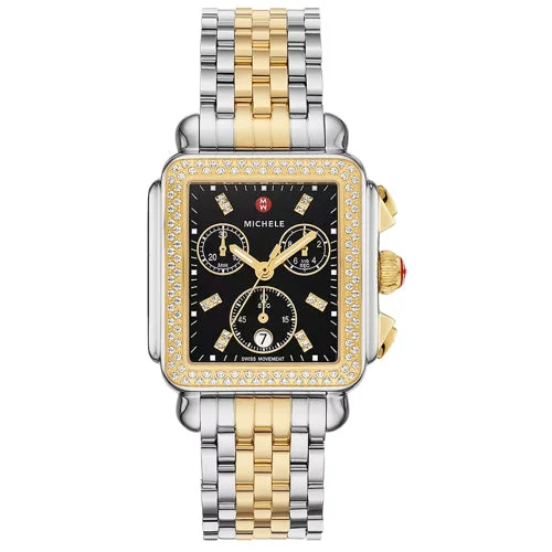 Michele Watches Michele MWW06A000808 Deco Diamond Dial, TTGP kol saati