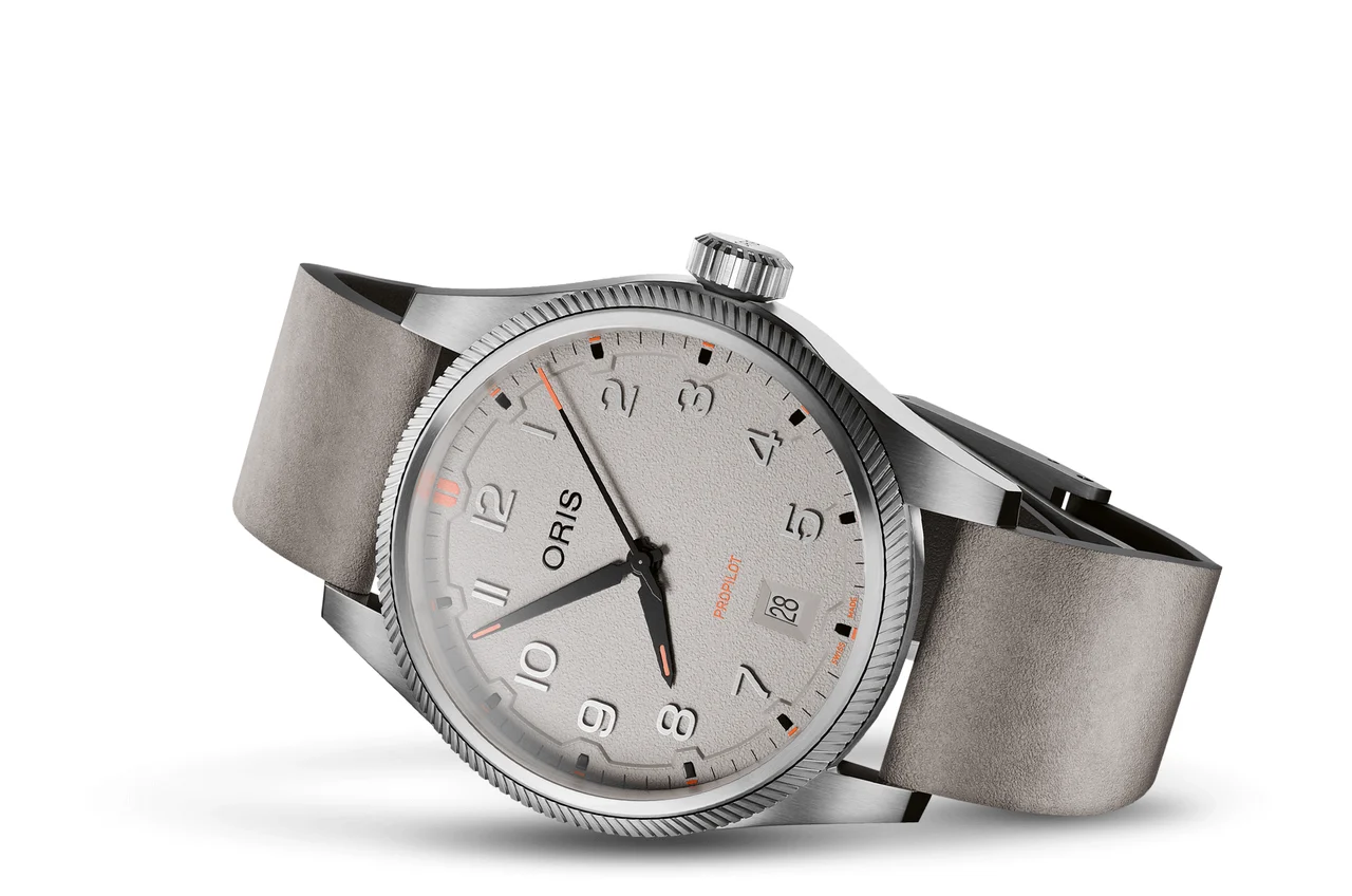 Oris ProPilot Date 01 733 7805 4163-07 6 20 15LC 41 mm kol saati