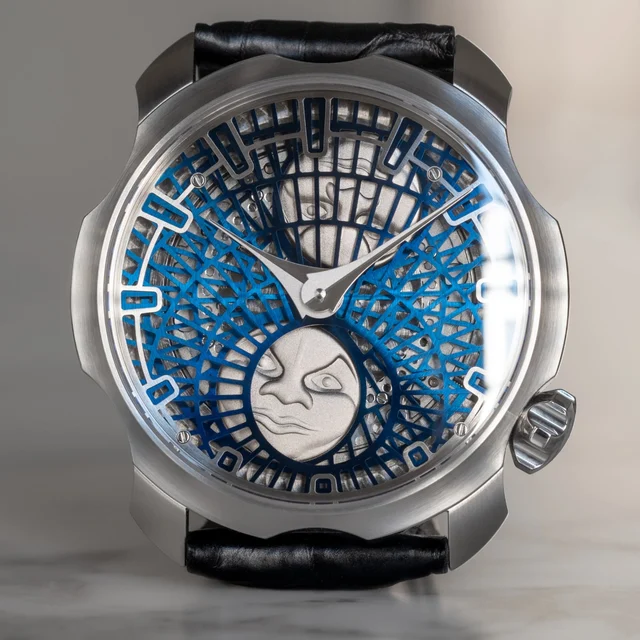 Sarpaneva Supermoon Blue supermoon-blue kol saati