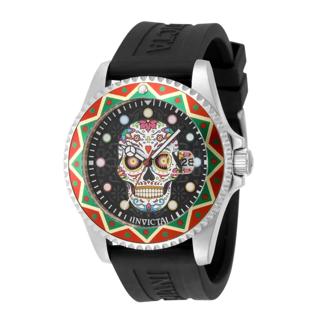 Invicta Pro Diver Eternal Fiesta Watch - 43mm. Black (50515) kol saati