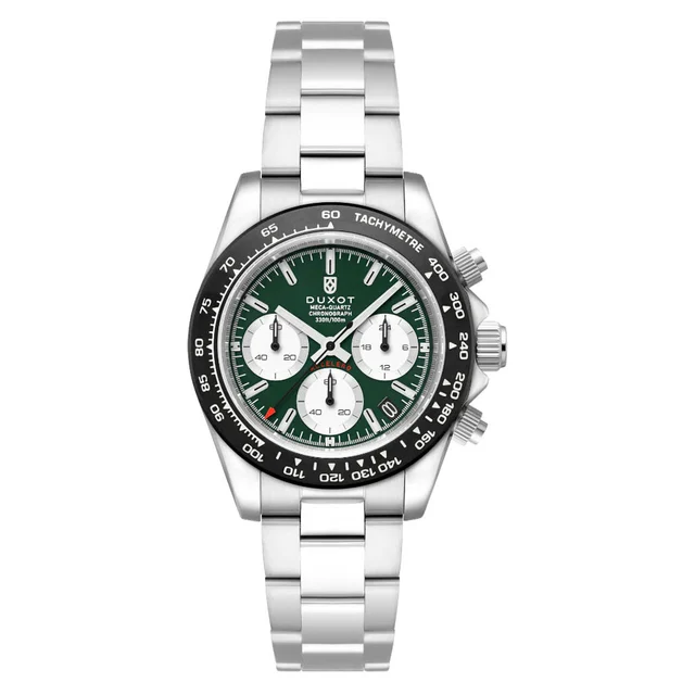 Duxot Accelero Chronograph with Jade Green Dial #DX-2065-55 kol saati