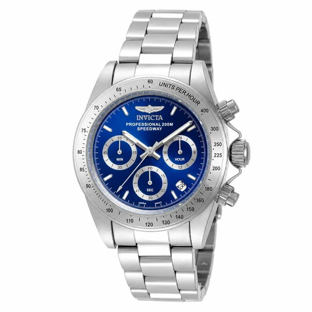 Invicta Open Box Speedway Torvane Blue Watch - 39.5mm - (AIC-14382) kol saati