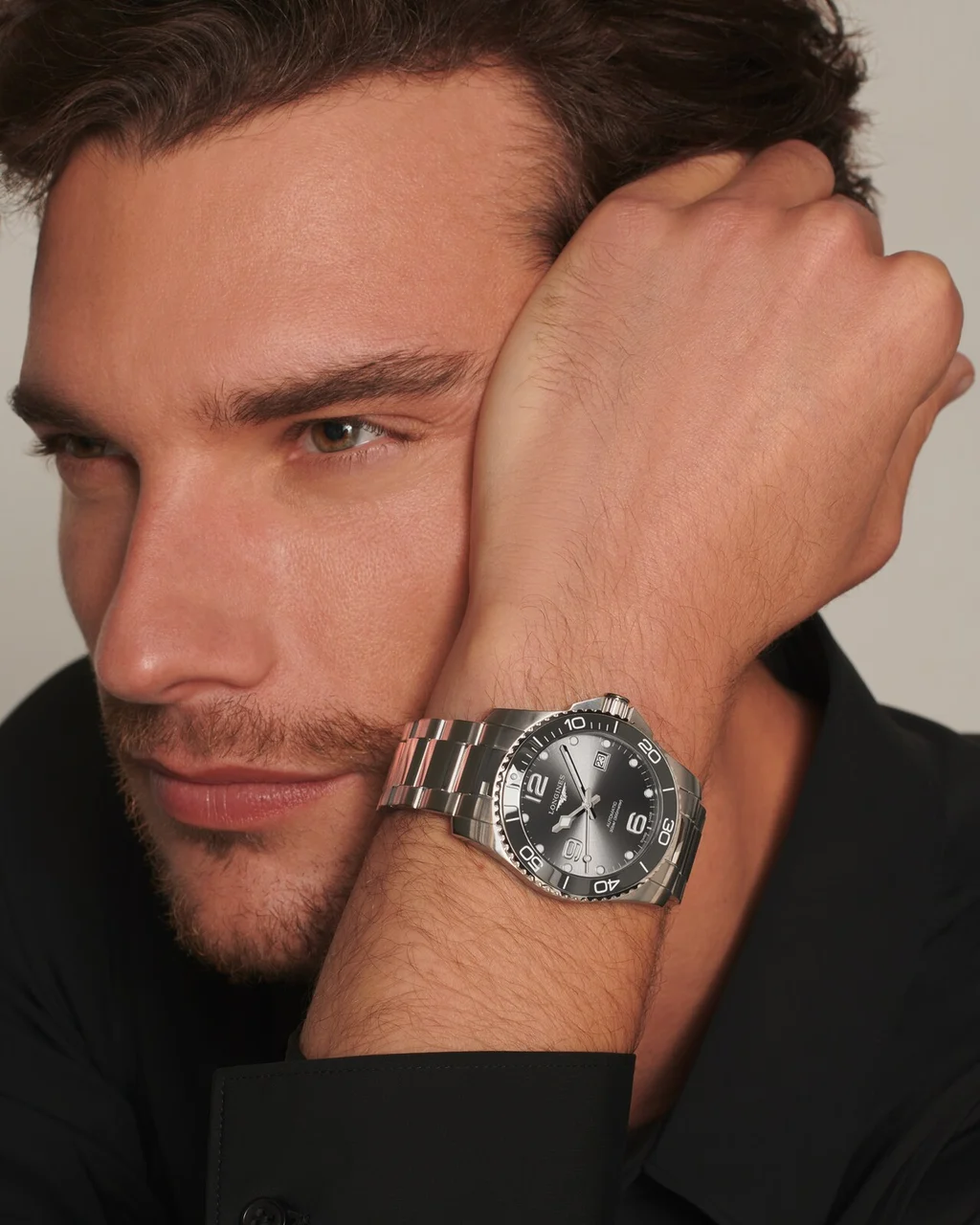 Longines Hydroconquest L3.781.4.76.6 41 mm kol saati