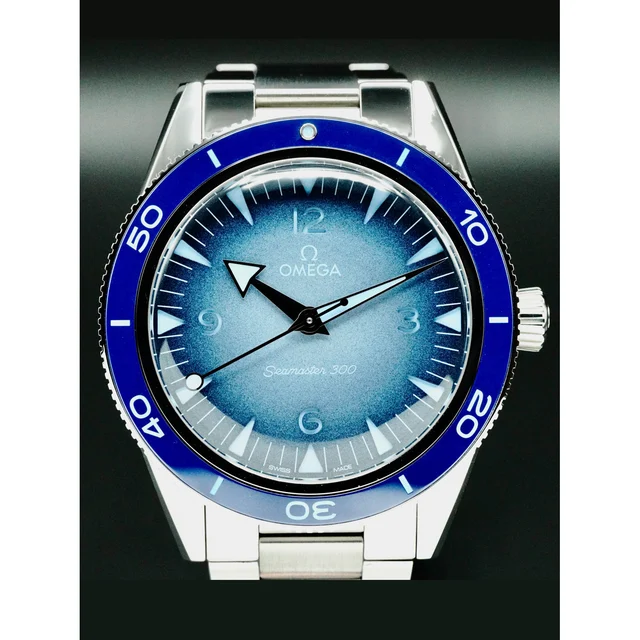 OMEGA Seamaster 300 Co-Axial Master Chronometer Summer Blue 210000053098 kol saati