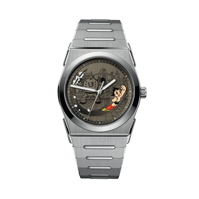Louis Erard Astro Boy Limited Edition 40mm - Grey on Bracelet 35123TA23.BMT12 kol saati