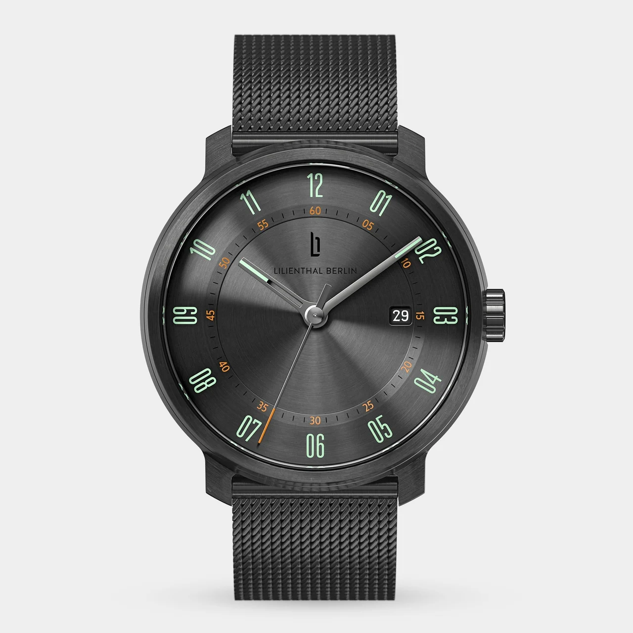 Lilienthal Berlin Neolux N1-004-B023FB 43 mm kol saati