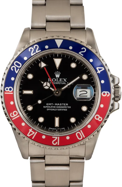 Rolex GMT-Master 16700 Pepsi Bezel kol saati