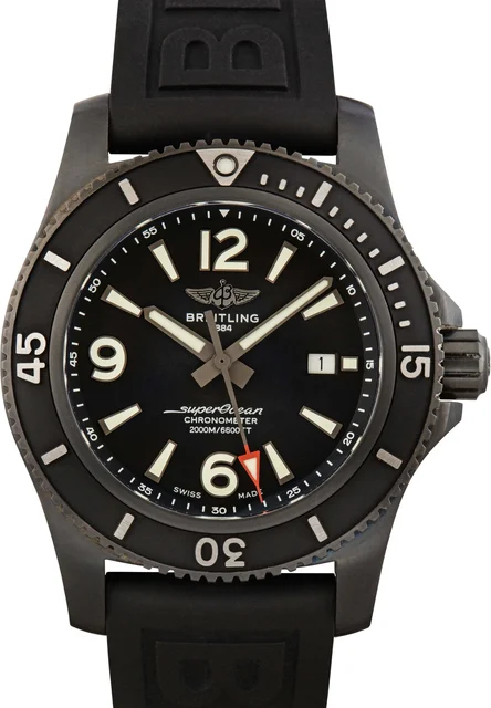 Breitling Superocean Black Dial DLC Steel M17368B71B1S1 kol saati