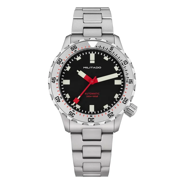 MILITADO Automatic Mech Watch ML20 ML20-蓝面 无日历 kol saati
