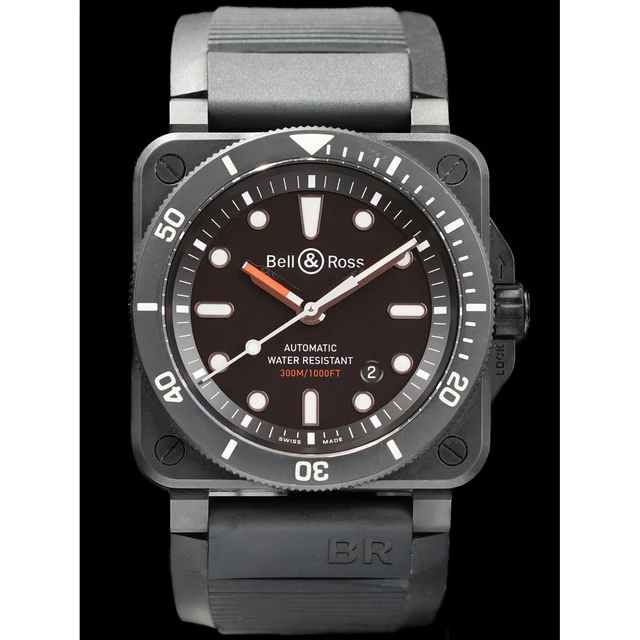 Bell & Ross Diver Black Matte 21009N29215 kol saati