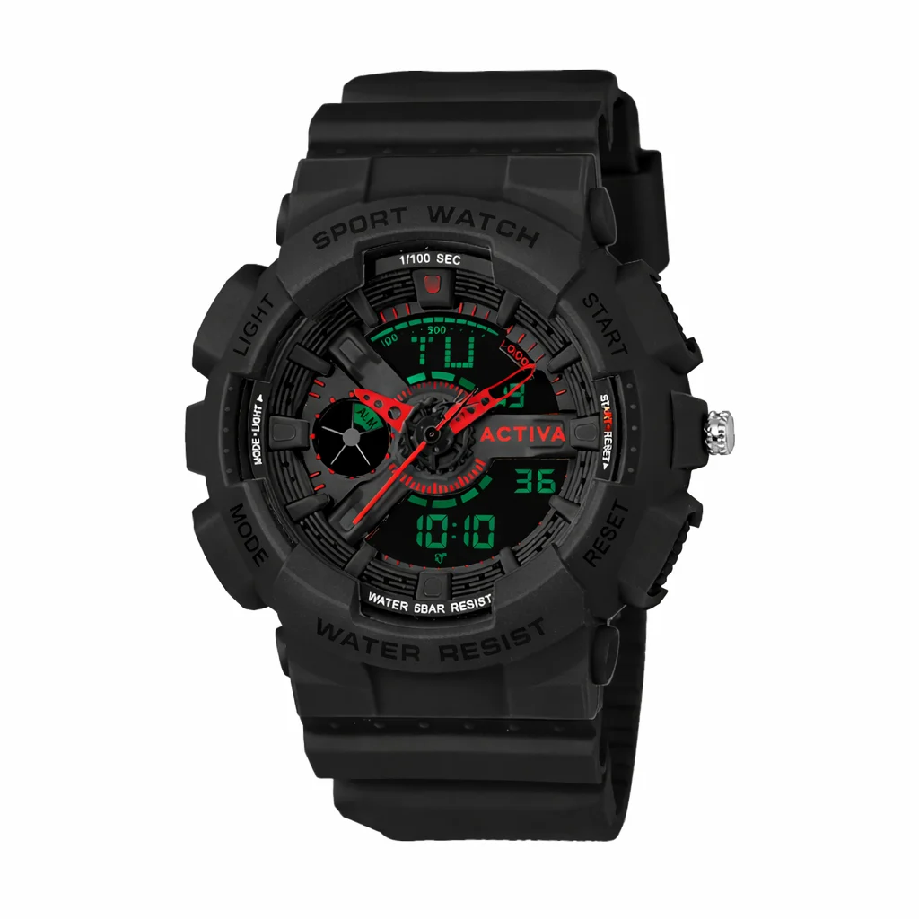 Activa Pixel X Invicta Digital Watch - 50mm. Black (ACW499-012) 50 mm kol saati