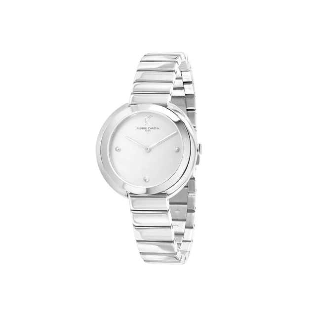 MONTMARTRE Silver Watch with Metal Link Strap CMC.8001 kol saati