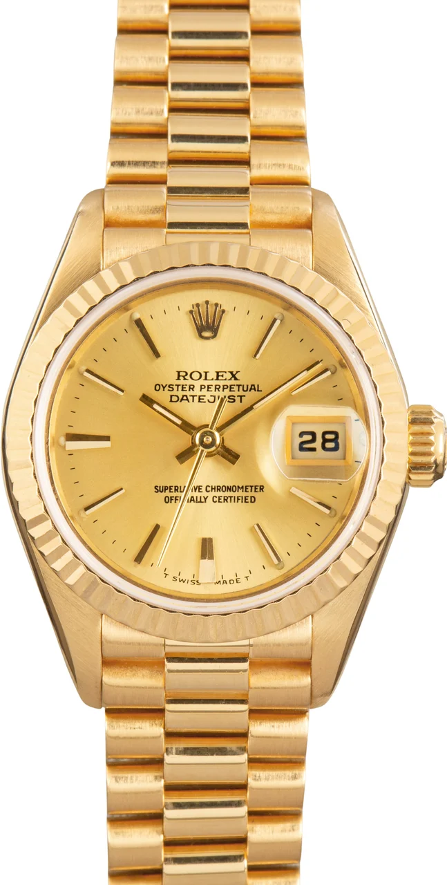 Rolex ROLEX REF. 79178; “DATEJUST”; 18K YELLOW GOLD 26 mm kol saati