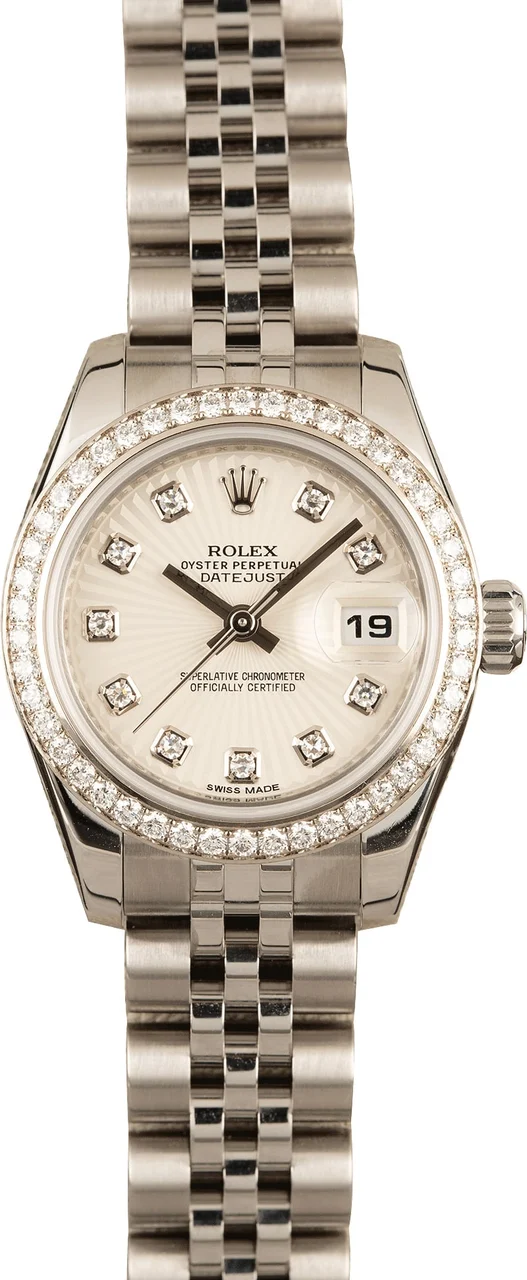 Rolex Datejust 179384 Sunburst Diamond Dial 179384ISBDJ kol saati