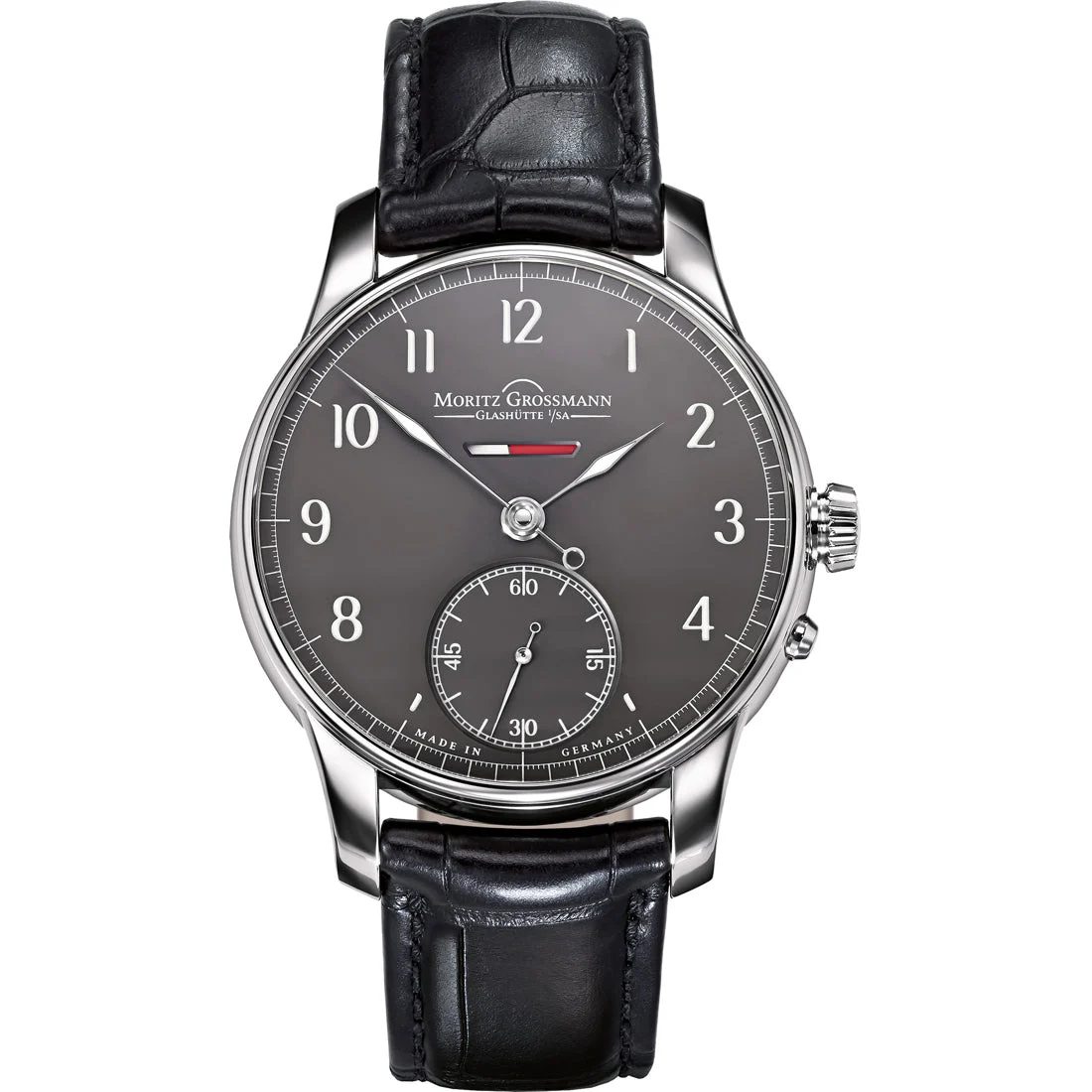 Moritz Grossmann Heritage Power Reserve White Gold Grey Dial MG-000462 kol saati