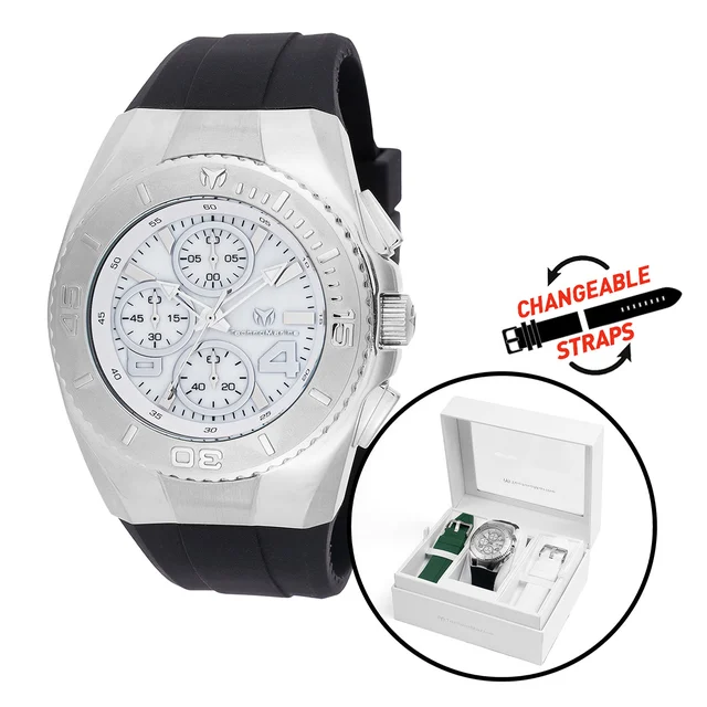 Technomarine Cruise Quartz Chronograph White Dial Watch (ZG-TM-124028) kol saati