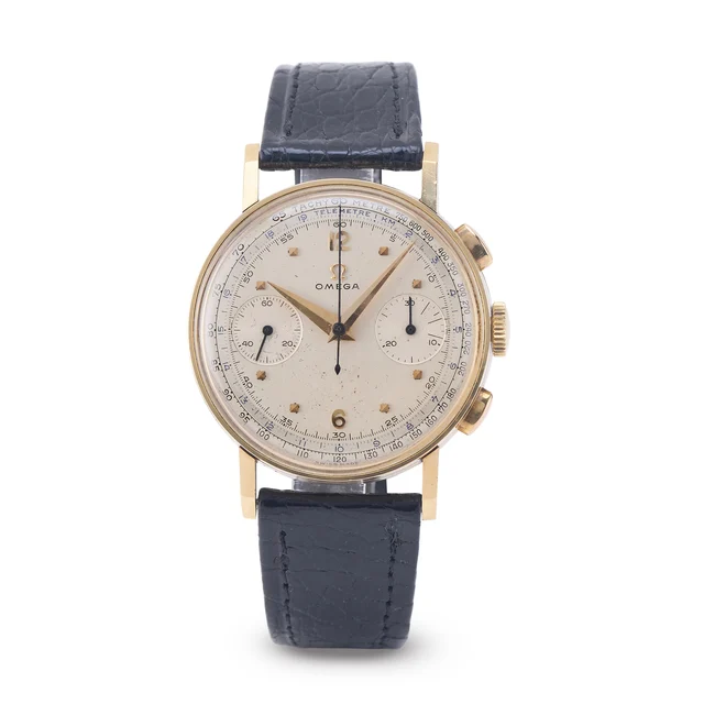 OMEGA OMEGA, REF. OT 2393, CHRONOGRAPH, 18K YELLOW GOLD kol saati