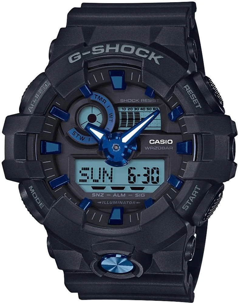 Casio G-shock Carbon GA-710B-1A2DR 53.4 mm kol saati