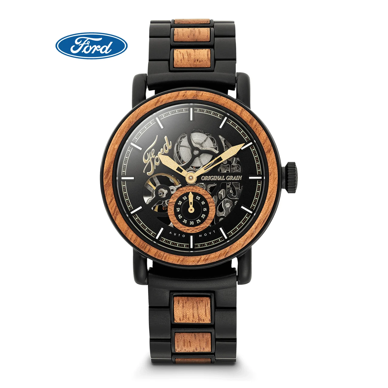 Original Grain Ford OG-40-FORD-BLK-DS 40 mm kol saati
