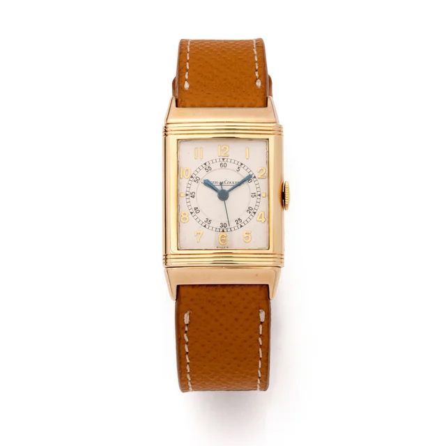 Jaeger-Lecoultre Ref. 2207, centre-seconds; “Reverso”; 9K yellow gold kol saati