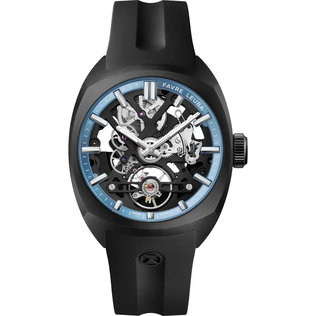 Favre Leuba Chief Skeleton Light Blue 00.20106.105.04.301 kol saati