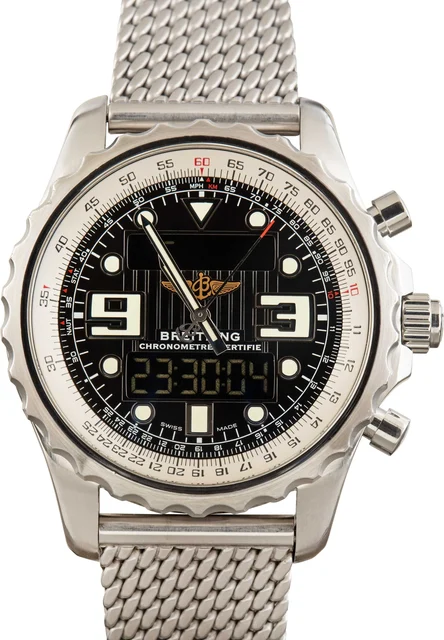 Breitling Chronospace Black Digital Dial A78365 kol saati