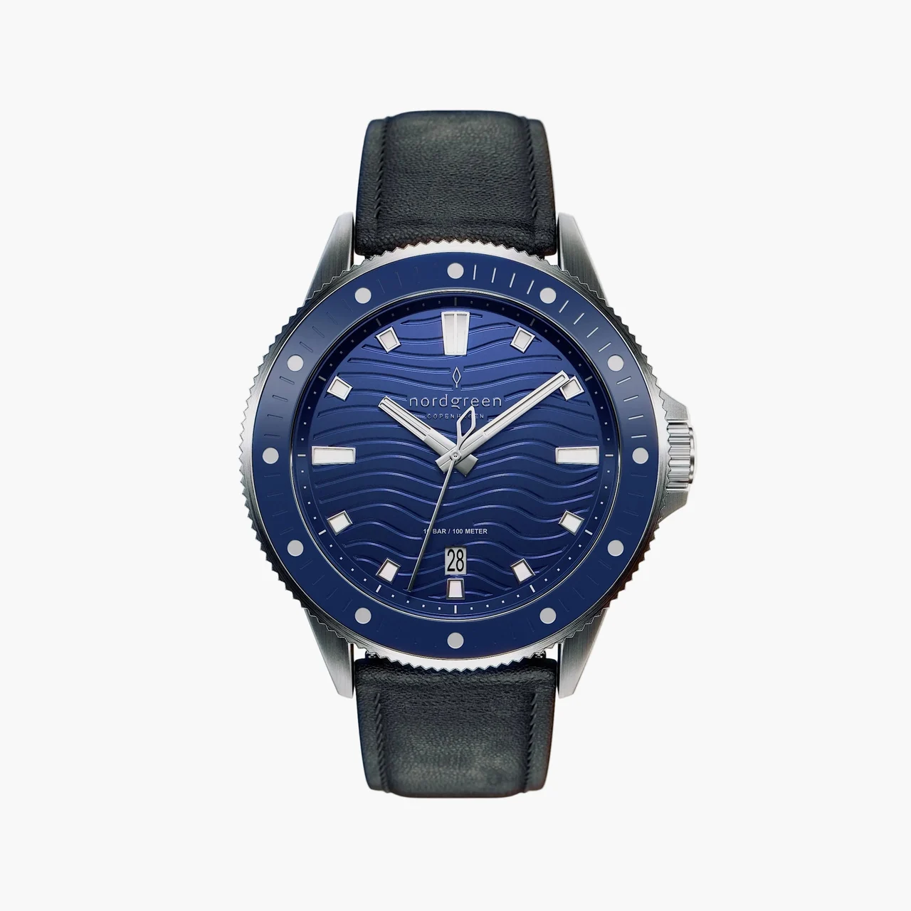 Nordgreen Waves 40mm WA40SILEBLBU 40 mm kol saati