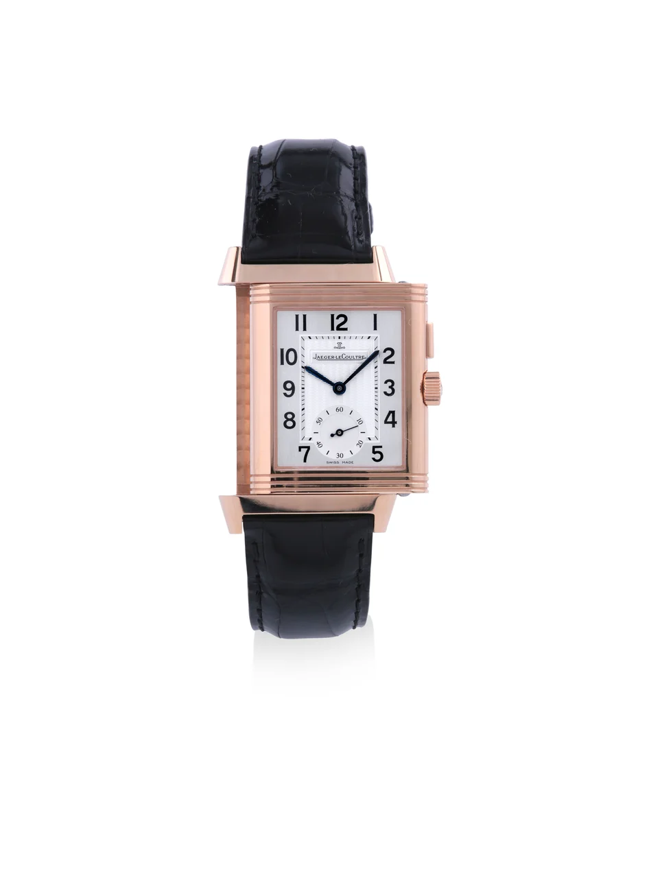 Jaeger Lecoultre Duoface Pink Gold 272.2.54 kol saati