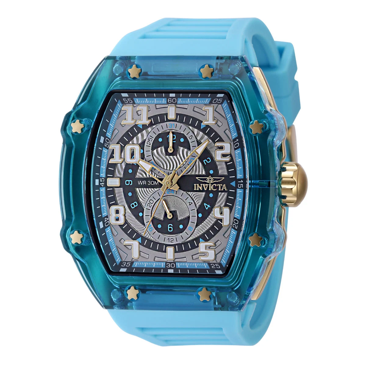 Invicta Racing Cyclone Watch - 48.5mm, Blue (48709) 48.5 mm kol saati