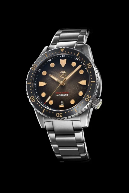 Zelos Mako V3 300m Ti 'Vintage Black' kol saati